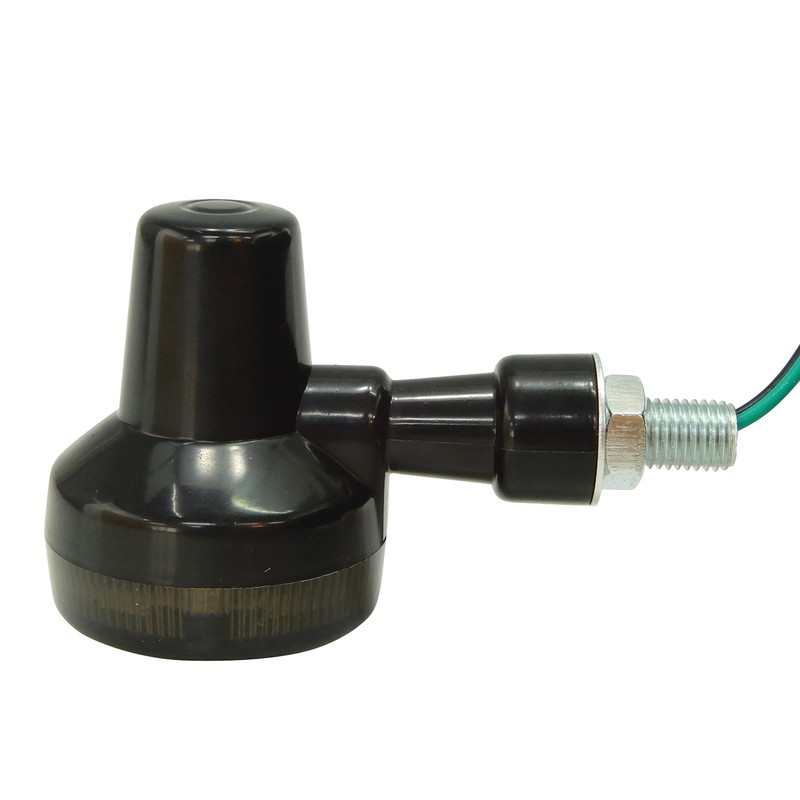 Ager Bike Turn Signals Mini Universal Small Round Smoke x