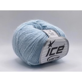 Ice Yarns Baby Blue Angora Cashmere 68758 Ice Yarns Luxury Blend Sport Weight 50gr 218yds