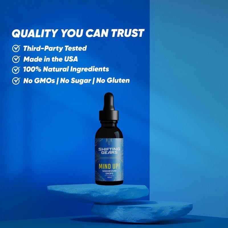 Mind Up Magnesium Drops – Fast-Absorbing Cognitive Support with Potassium
