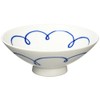 Hakusan Toki ST-10 Flat Tea Wan, White, Approx. 5.9 x