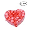 WOONEKY Luxury 24 Count Rose Scented Bath Soap Heart Box