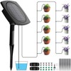 TOPPORTED Solar Automatic Drip Irrigation Kit for Indoor/Outdoor Plants,12 Timing