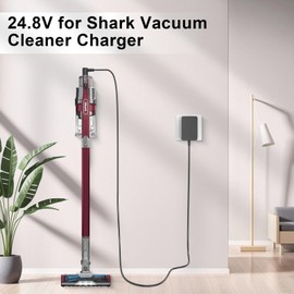 24.8V for Shark Cordless Vacuum Charger, Compatible with Shark Rocket Pet Pro DK33-248080H-U IZ140 IX140 IX141 IZ142 UZ365H IZ162H IZ163H IZ362H IZ363H WZ140 WZ250 XSBT620 XSBT600 Cordless Vacuum
