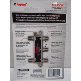 Legrand - On-Q VM2204-V1 4 Way Digital Cable Splitter Professional Grade