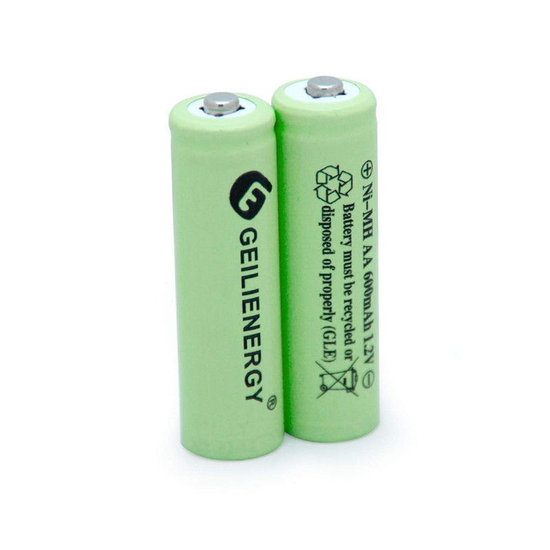 QBLPOWER Solar Light Batteries AA Ni-MH 600mAh 1.2V Rechargeable for