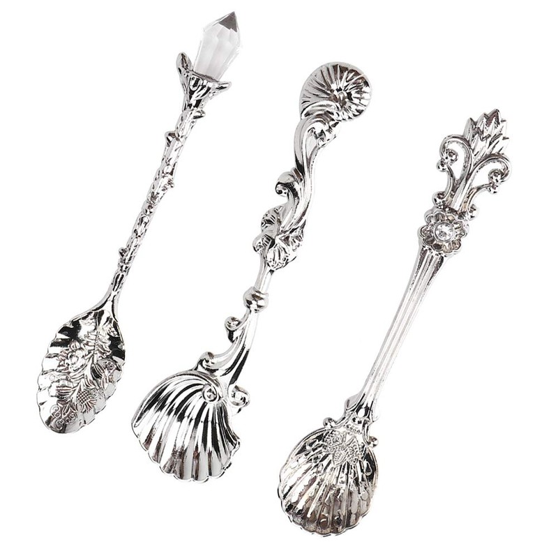 Coffee Espresso Spoons Set of 6 Tiny Spoon Vintage Cutlery