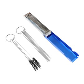 MAGICLULU 3Sets Carburettor Cleaning Tool Kit Motorcycle Atv Brush Set with Needles Durable Flexible Design for Efficient Throttle Body Carburettor Cleaning Professional