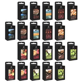 simpahome Set of 20 Decorative Wax Melts - 1oz Each, 20 oz total. Hand Poured Wax Infused with Essential Oils