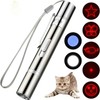 Cat Toys, Laser Pointer with 5 Adjustable Patterns, USB Recharge