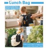 Neverwhy Small Insulated Snack Bag Lunch Box,Collapsible Reusable Small Lunch