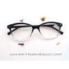 Women Reading Glasses 1.0 4 Pair Stylish Ladies Readers with