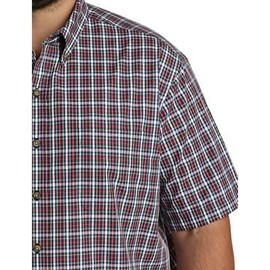 Easy-Care Small Plaid Sport Shirt Multi 3XLT