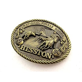 1980 Hesston National Finals Rodeo Belt Buckle