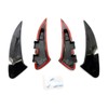 Rear Bumper Spoiler Air Vent Trim Shiny Black Sport Lip