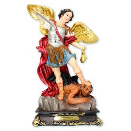 SHIKING5" St Michael Florentine Resin Statue ~ 125mm
