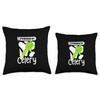 Powered by Celery Throw Pillow