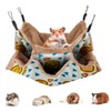 ZYYRSS 3-Layer Pet Cage Hammock, Small Animals Hanging Bed Soft