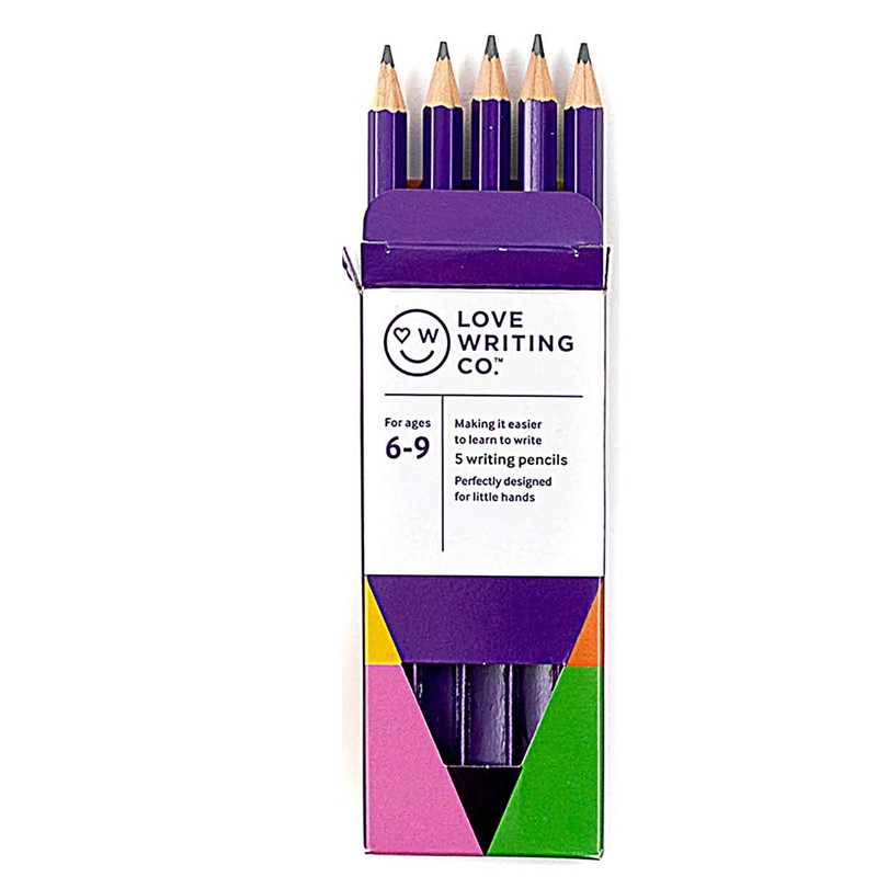 Love Writing Co. Writing Pencils for Children | Age 6,