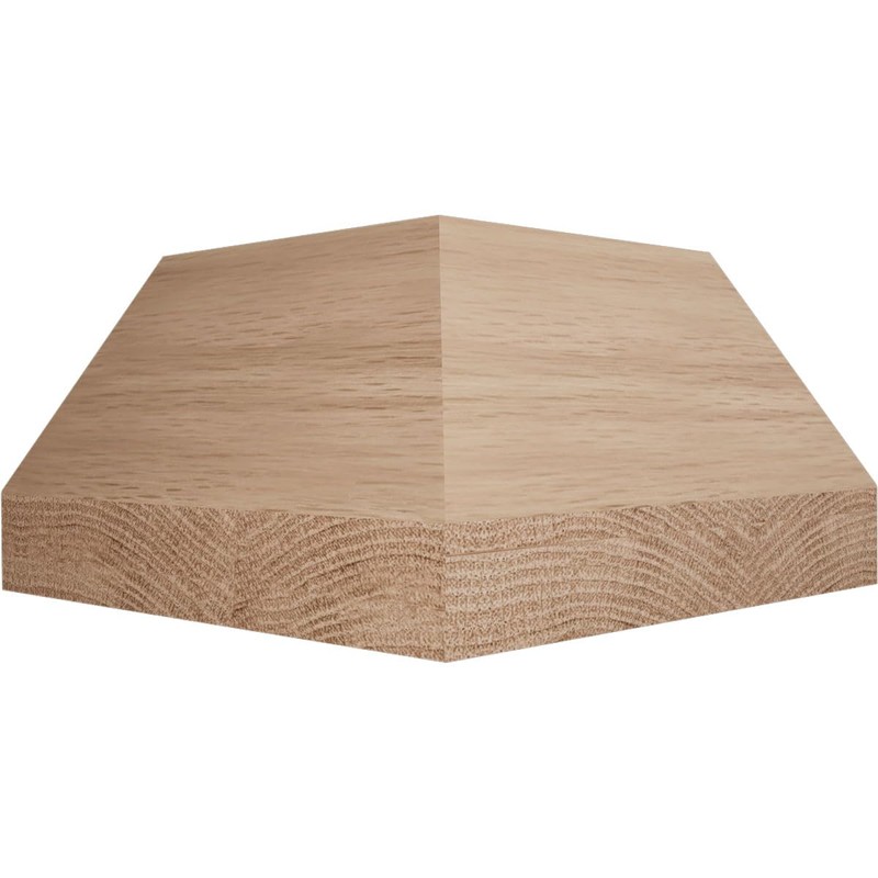 1 5/8"P x 2 1/4"H WM52 Americraft Solid Hardwood Stain