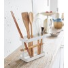 Yamazaki Home Wide Tool Stand-Kitchen Utensil Holder, Cooking Storage Organizer,