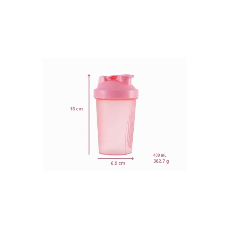 Botella Coctelera de Proteínas y Botella Mezcladora de 16 onzas/400ML