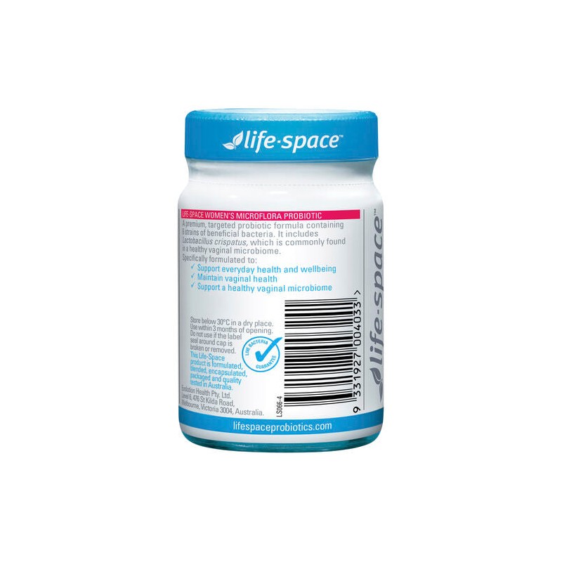 Life-Space Women's Microflora Probiotic 60 Hard Capsules