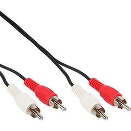 InLine 20 m 2 x RCA M/M 20 M 2 x RCA – Audio Cables (20 m, 2 X RCA AUDIO CABLE BLACK, RED, WHITE, BLACK, RED, WHITE, Male Connector/Male Connector, Nickel)