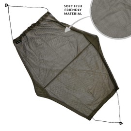 KingCarp - Fishing Weigh Sling Made From Soft Green Mesh Material - Dimensions 85cm x 48cm with Mesh Stink Carry Bag [27-00048]