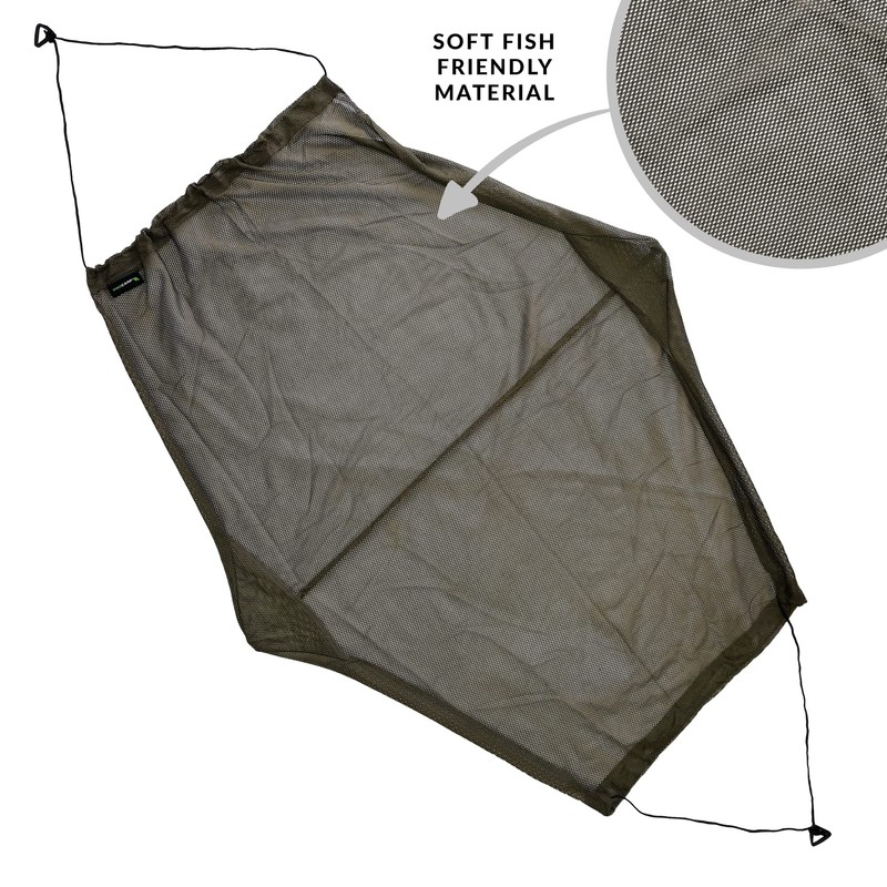 KingCarp - Fishing Weigh Sling Made From Soft Green Mesh