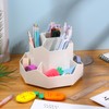 YASUOA Desk Organizer Pen Holder, Cute 360-Degree Rotating Pencil Holder,