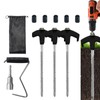 Camping Tent Stakes - Outdoor Multipurpose Tent Stakes - Rust-Proof