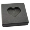 2 oz Heart Gold High Density Graphite Mold 1 oz