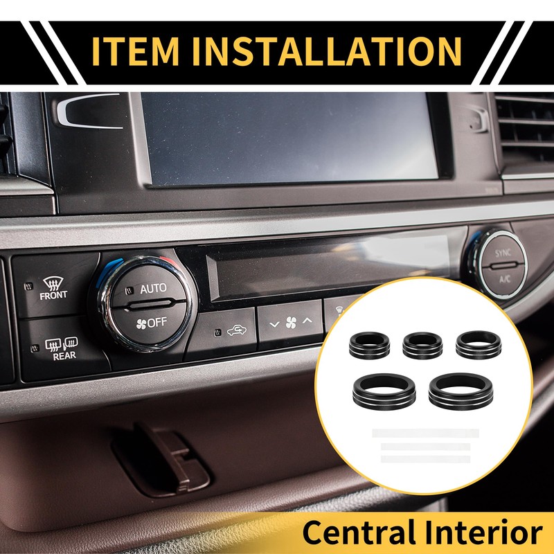 REPAIROCK 1 Set Air Conditioner Volume Control Switch Knob Cover