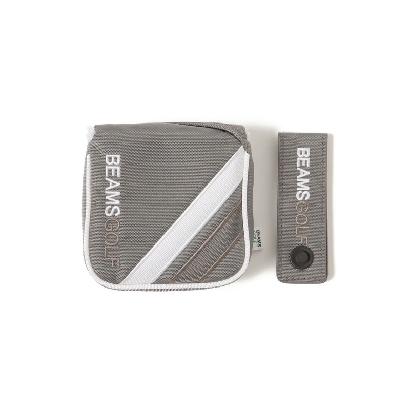 Beams Golf Double Line Putter Cover (Mallet), gray