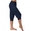 Bwogeeya - Pantalones de yoga capri para mujer, pantalones de