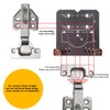 Yosoo Health Gear Door Hinge Jig, Cabinet Door Hinge Template,