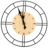 Nordic Modern Fashionable Round Wall Clock Living Room Mute Clock