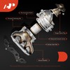 A-Premium Front Catalytic Converter Kit Direct-Fit Compatible with Toyota Highlander