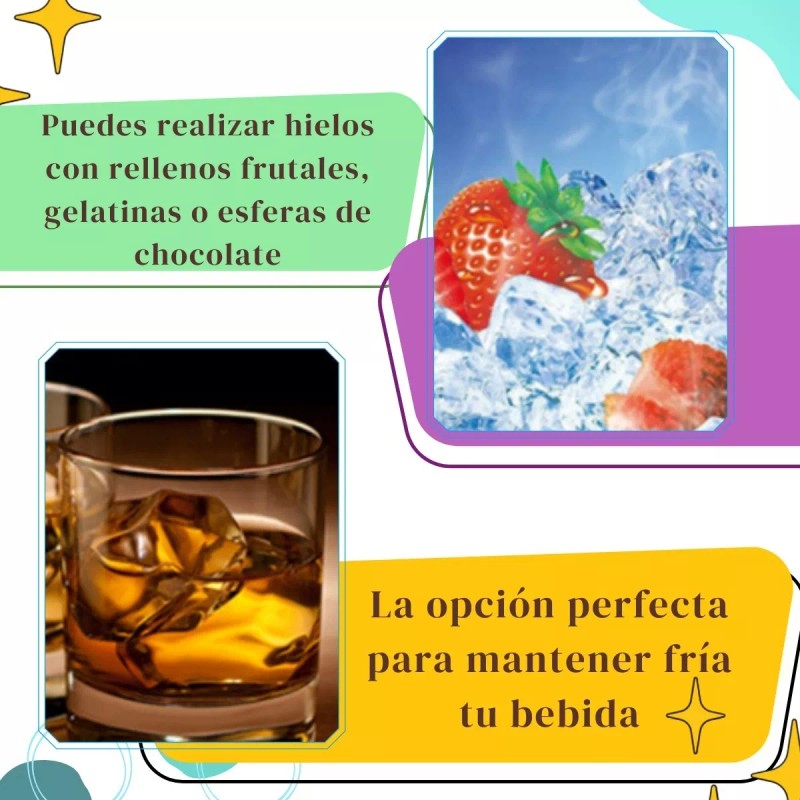 Universo en Linea Bandeja Cubo De Hielo Espacios Circulo Cubo