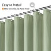 Gibelle Sage Green Fabric Shower Curtain, 72 X 72