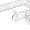 Toilet Roll Holder No Drilling Acrylic Transparent Wall Mount Toilet
