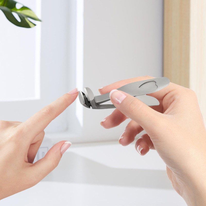 Senior Toenail Clippers | Large Nail Cutter with Angled Head
