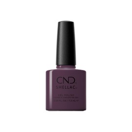 CND Shellac Gel Nail Polish, Long-lasting Nail Paint Color with Curve-hugging Brush, 430 Mulberry tart, 0.25 Fl Oz