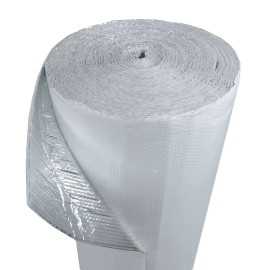 InfraStop Chicken Coop Insulation 48" x 10' Double Bubble White Reflective Foil 40SQFT R8