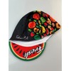 BikingBros Funny Cycling Cap - Polyester Food Watermelon Cycling Hat-Under
