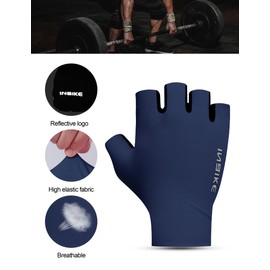 INBIKE Fitness Gloves Training Gloves Sports Gloves Women Men for Crossfit Bodybuilding Gym Strength Training Sports Gloves Blue L