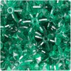 BeadTin Emerald Transparent 25mm Sunburst Craft Beads (80pcs)
