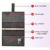 Wonderpool Leather Journal Dotted Paper Refillable Writing Binder Notebook -