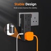 Multi Plug Extension with USB C Slot, 3 Way Plug