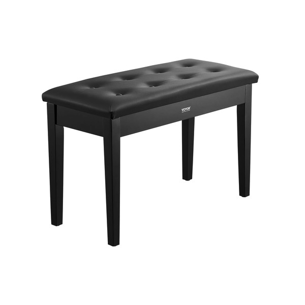 VEVOR Piano Bench, 29.5" x 14" x 19", Duet Keyboard